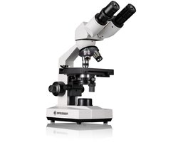 Bresser Erudit Basic Bino Microscoop 40x-400x – Binoculair, LED Verlichting, Smartphone Adapter & Koffer – Voor School & Hobby