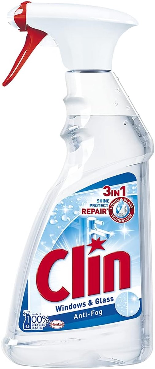 Raamreiniger 500 ml - vloeistof - citroengeur - voor stralend schone ramen - ShopVlot