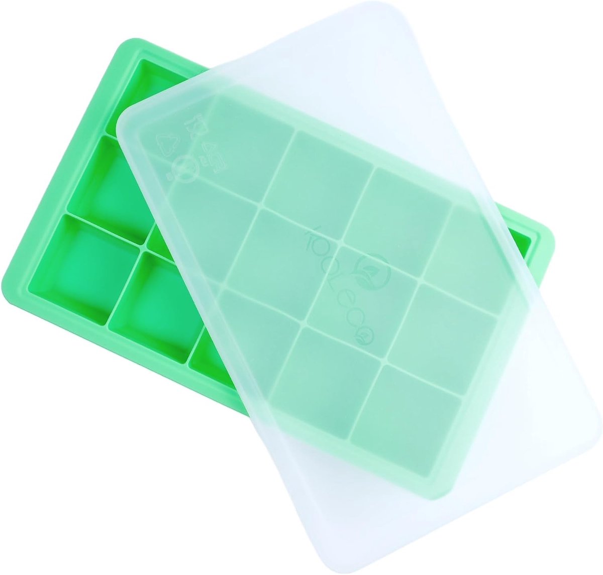 Diepvriesbakje 15 compartimenten - 100% platinum silicone - snel invriezen - ideaal voor babyvoeding - ShopVlot