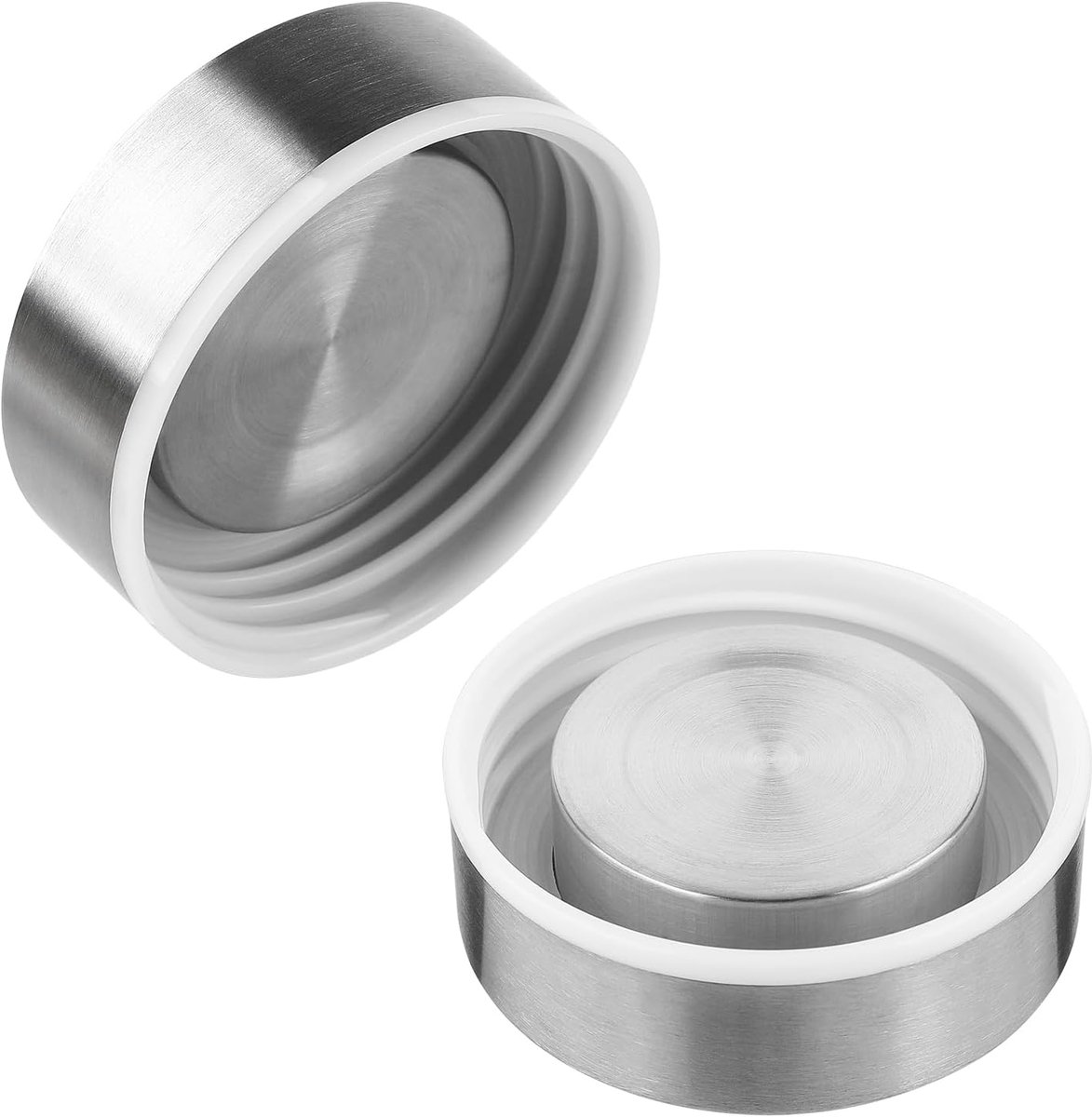 Stainless Steel Cup Lid - Vervangdeksel voor LOOFORE Glasfles - Perfecte pasvorm - Duurzaam en herbruikbaar - ShopVlot