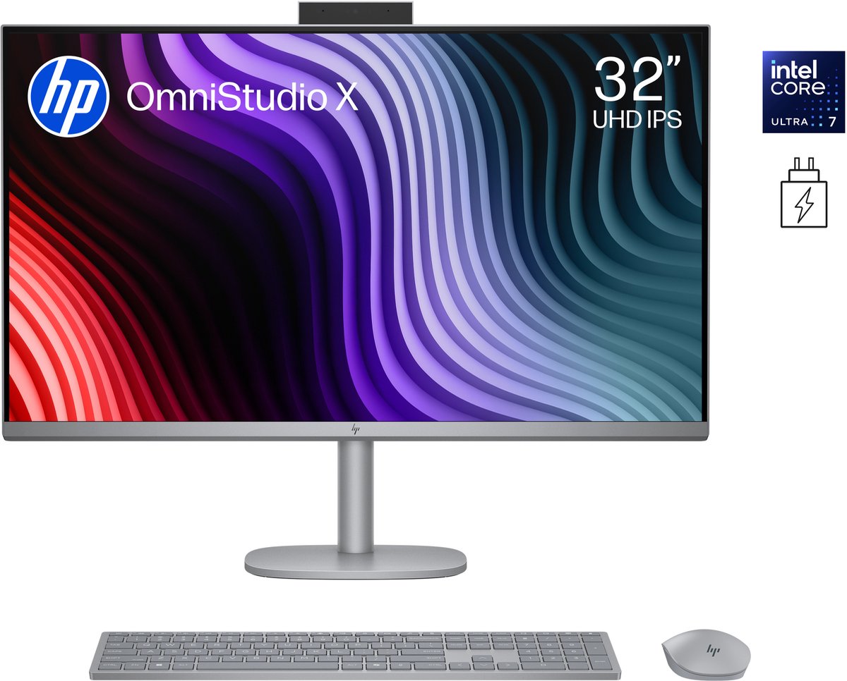 HP OmniStudio X AI All in One PC - 32-c1770nd - Intel Core Ultra 7 - 4K - 16 GB DDR5 RAM - 1 TB SSD - 32 inch Windows 11 Home