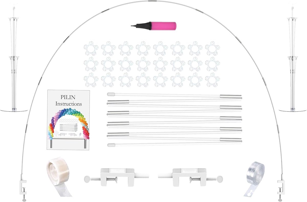 Ballonboog Set - Herbruikbaar - Inclusief Pomp en Tape - Perfect voor Verjaardagen - ShopVlot
