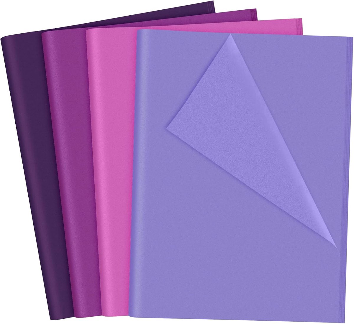Zijdepapier massa-kunst zijdepapier voor Moederdag, verjaardag, huwelijksgeschenkverpakking en paarse themafeestdecoratie