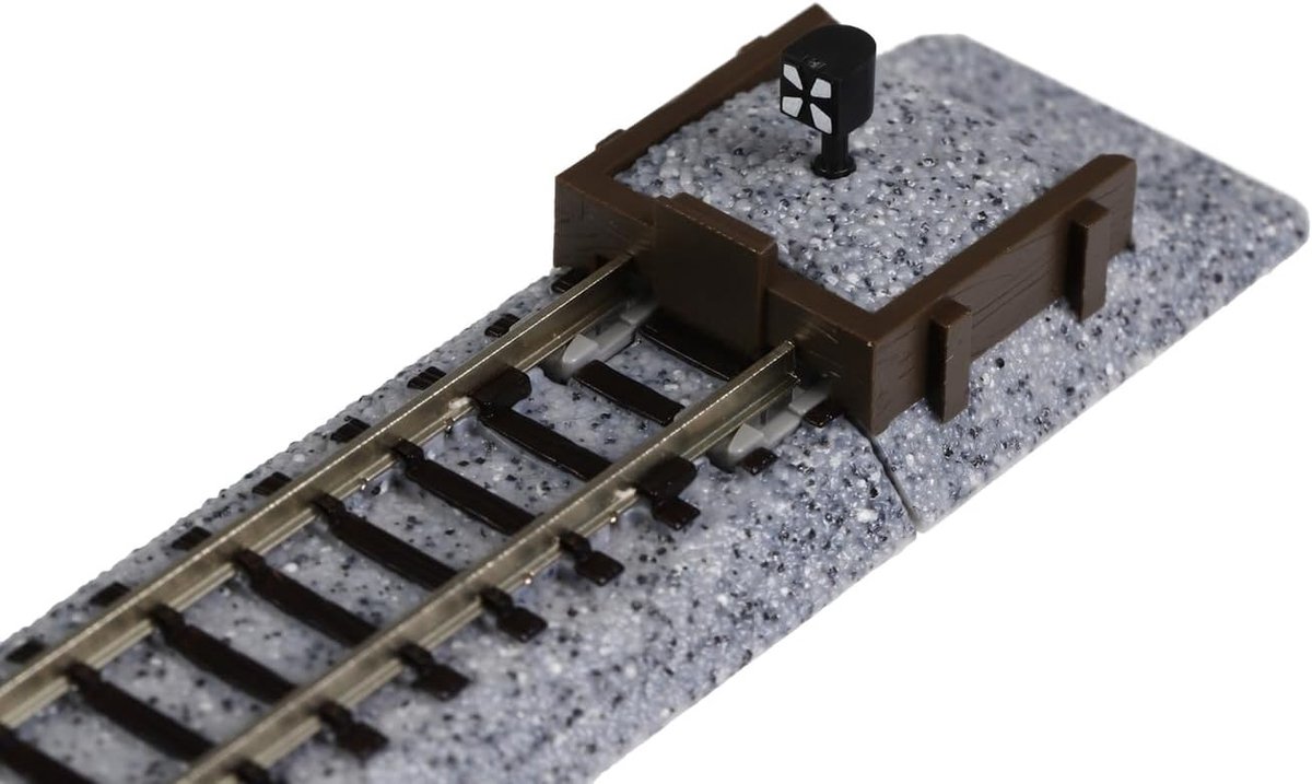 20-047 Unitrack (S62B-B) Straight Track with Buffer Stop 62mm 2pcs