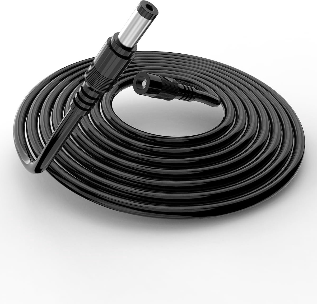 Power Verlengkabel 2M (6.5ft), 2.1mmx 5.5mm Vrouwelijk naar Mannelijk 12V DC Verlengkabel voor Tapo C110, C211, C510W, TC70 Camera's, Router, LED Strip Light, CCTV-camera's, DVR/NVR