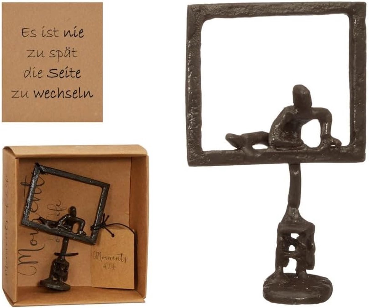 Sculptuur Change Site - IJzeren beeldhouwwerk - Design decoratie - Perfect cadeau voor elke gelegenheid - SnelShoppen