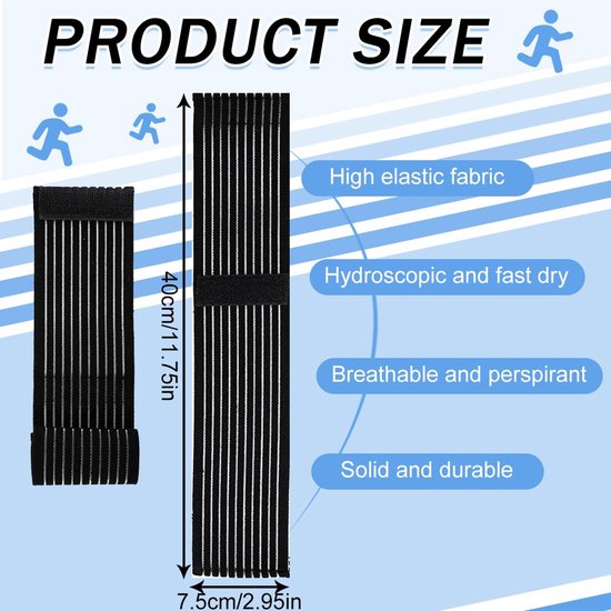 4 stuks polsbandages, ademende polsbandage, elastische en verstelbare polsbeschermer, verstelbare polssteun, handbandage voor sport, fitness — afbeelding 5