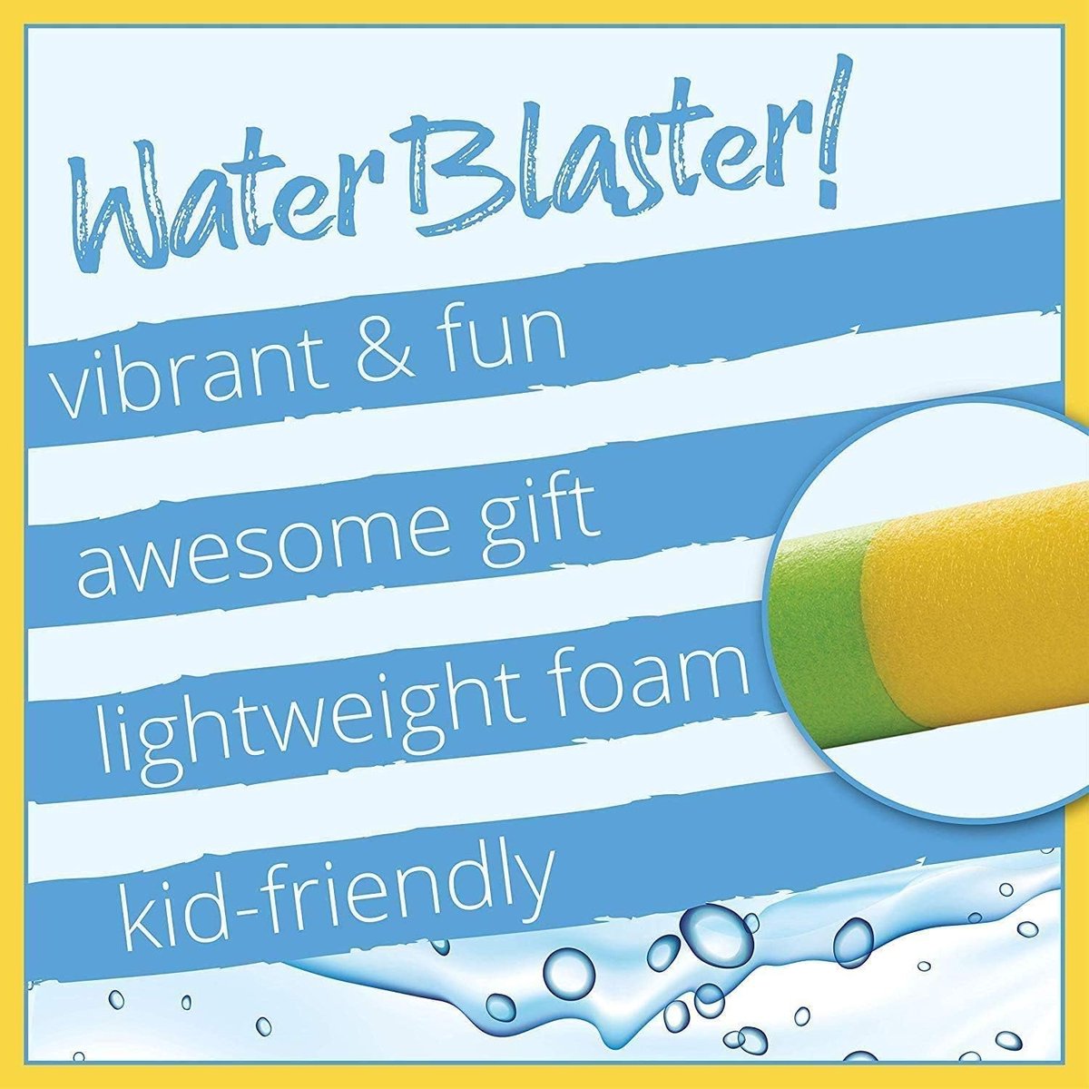 Waterspuitpistolen, Schuimpistool, kleurrijk, schuimwaterpistool, spuitpistool, kinderspeelgoed voor jongens en meisjes, verjaardagsfeestje, souvenirs (6 stuks)