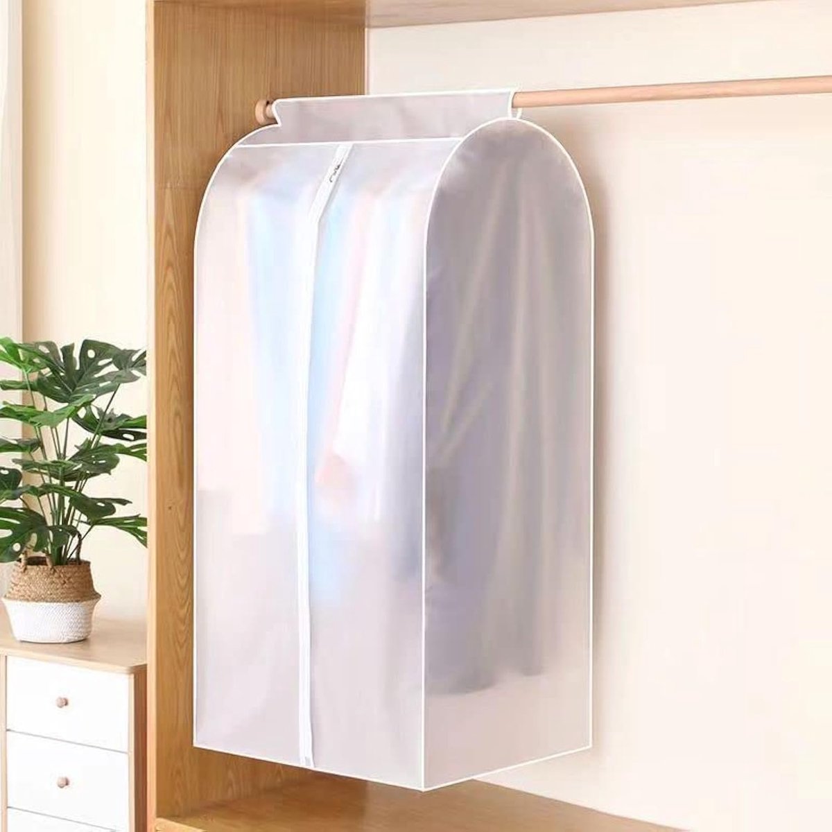 3D Rits Stof Kledinghoes Waterdicht Kledingopslag Garderobe Pakzakken Kast Hangers Hoes Kledinghoes Stofzak Ophangen Organizer