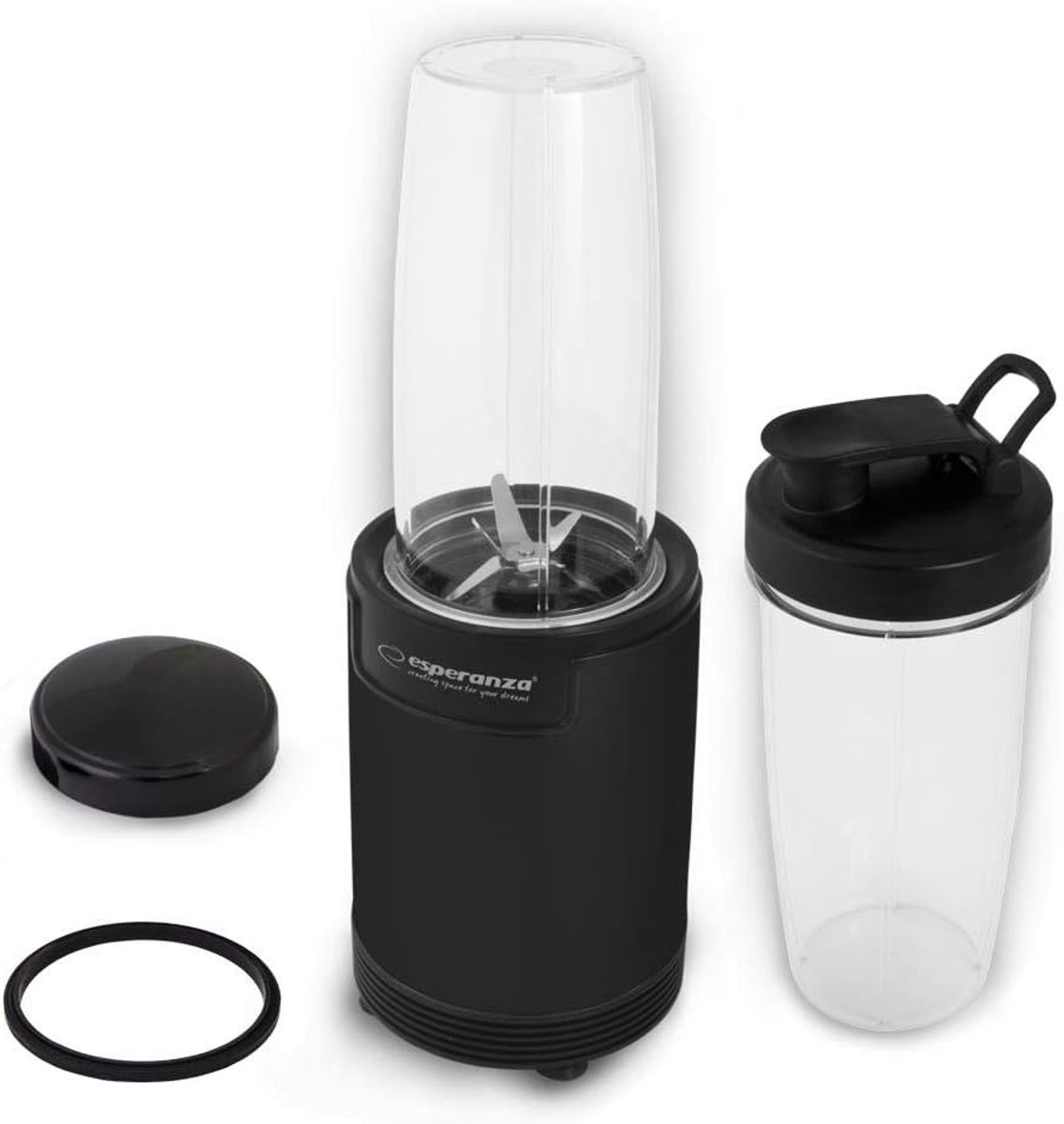 Blender 700W - RVS - 1 liter - Perfect voor smoothies - SnelShoppen