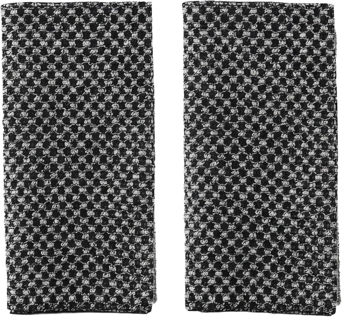 2 stuks Japanse peelinghanddoek voor de rug, lang, voor dames en heren