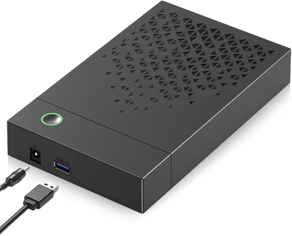 Dockingstation voor 2,5 inch/3,5 inch SATA HDD & SSD, 5 Gbps dockingstation, USB C/USB 3.0 SATA HDD harde schijf docking station UASP dockingstation, ondersteunt een capaciteit van 6 TB