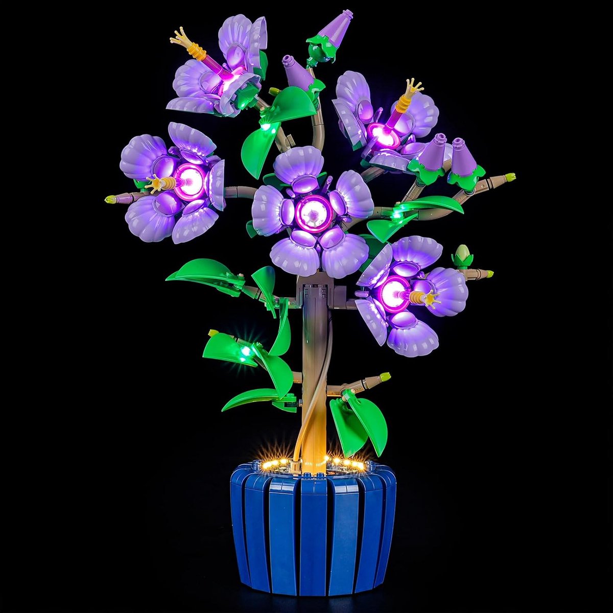Ledlamp voor 10372 Botanical Hibiscus bouwstenen model (bouwstenenset niet inbegrepen)