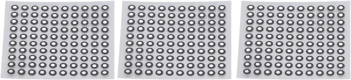 3D-markeringspunten, reflecterende stickers voor 3D-scanner, kalibratie en positionering, set met 3 vellen
