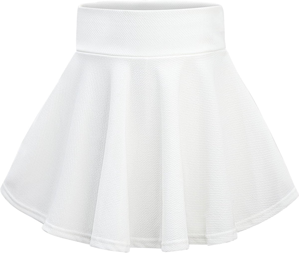 Skorts voor meisjes, zwarte schoolrok 9-14 jaar, ruches geplooide hoge taille, stretch, effen rok met ingebouwde shorts, zomerkleding rood wit roze