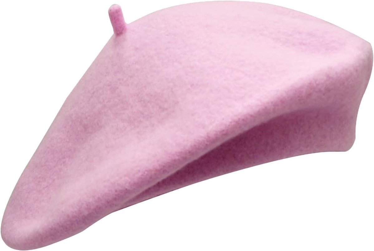 Wol Franse baret hoed voor dames