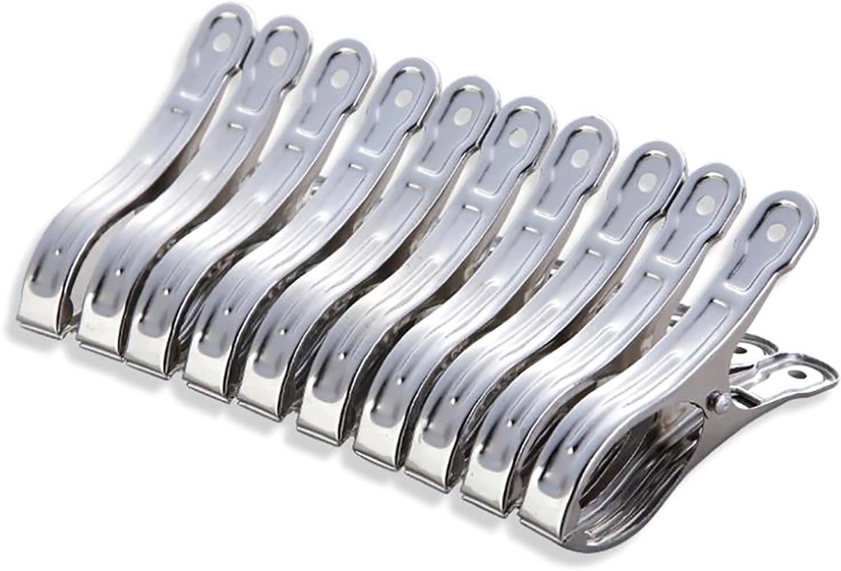 Wasknijpers handdoekklemmen strandlaken clips veerklemmen handdoekklem voor dagelijks wassen strandlaken badhanddoek beddengoed en dikke kleding (zilver)