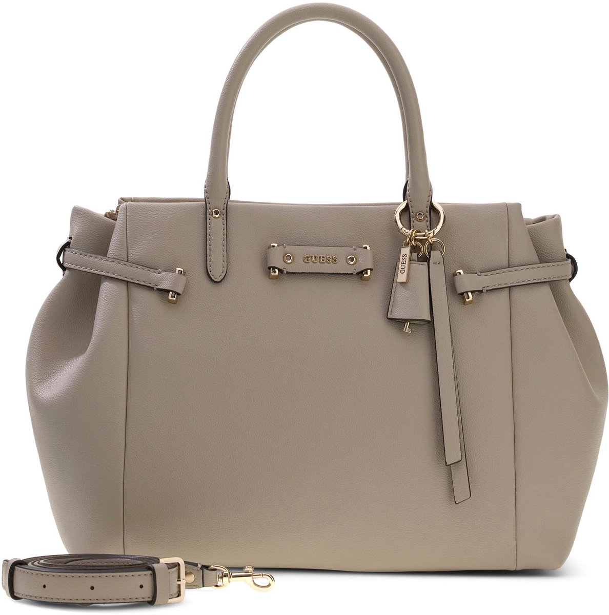 GUESS handtas schoudertas Dorothy Girlfriend Satchel Bone beige