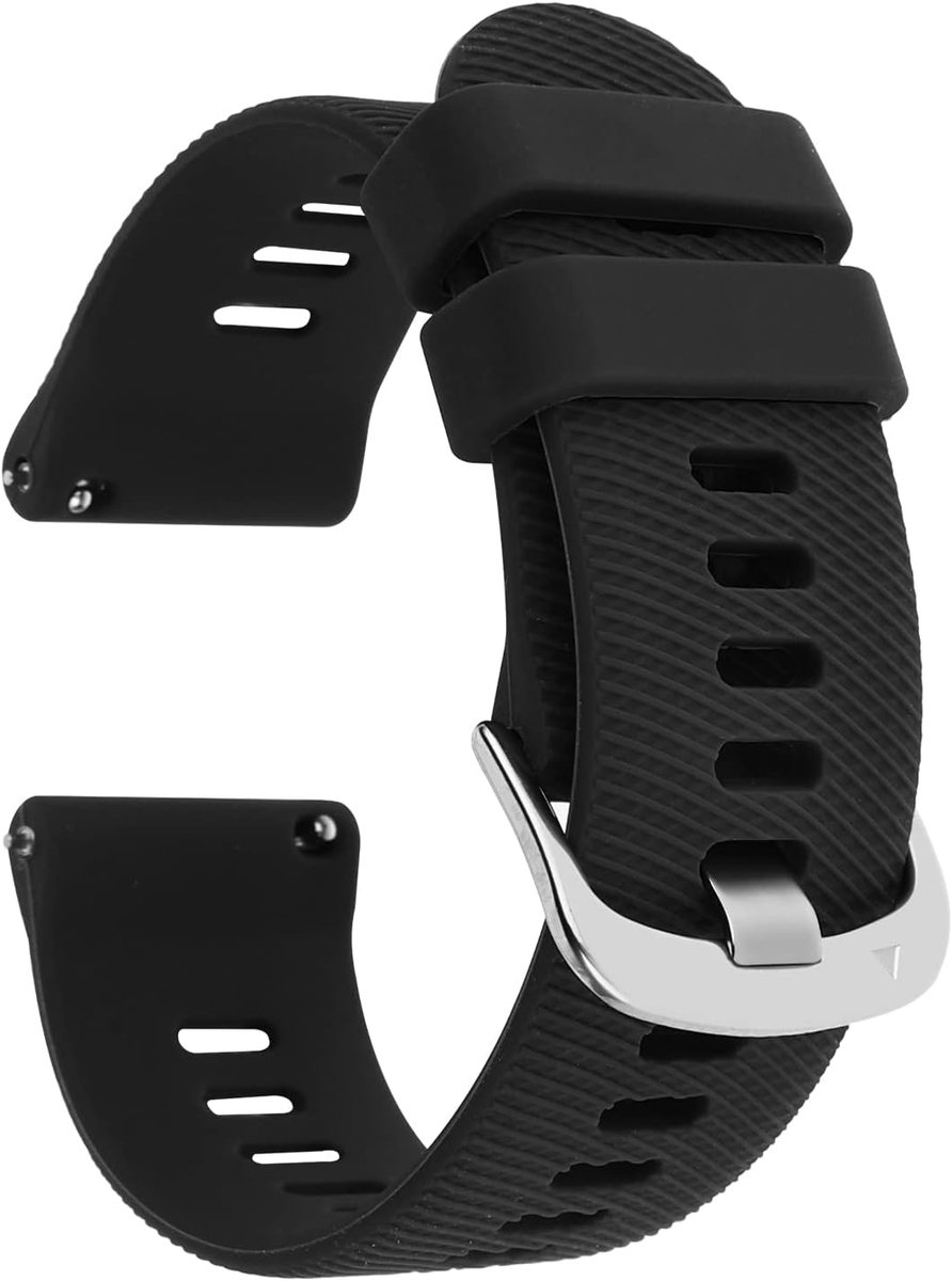 Horlogeband 22 mm - Quick Release siliconen - waterbestendig - ideaal voor actieve gebruikers - ShopVlot