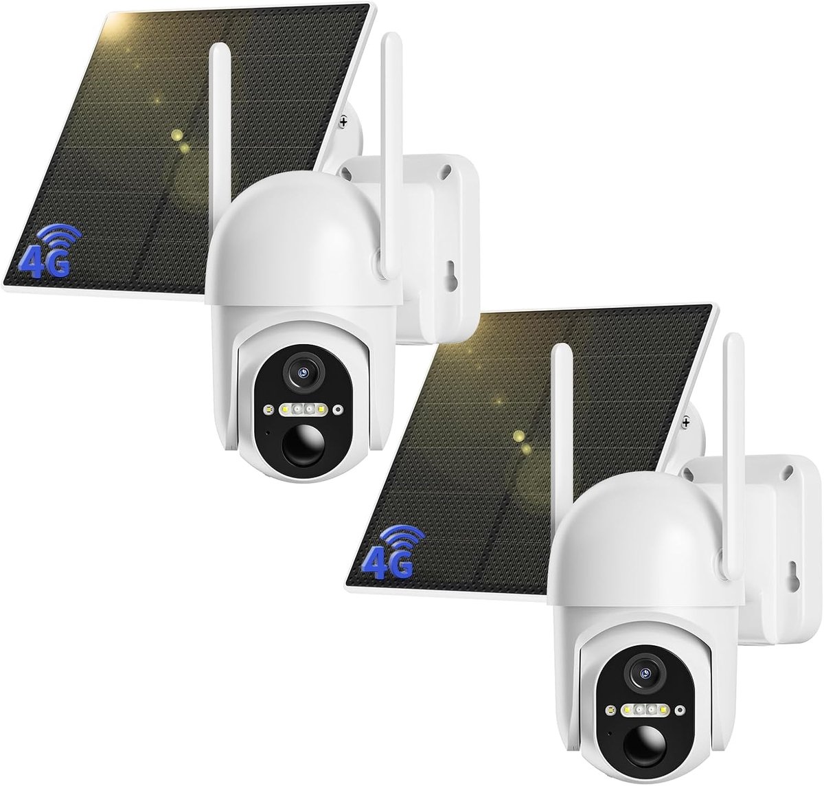 4G LTE Buiten Beveiligingscamera - Draadloos - 2K Zonnecamera - Ideaal voor afgelegen locaties - ShopVlot