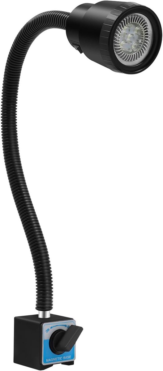 Machine Lamp 220V - Magnetische LED Lamp - Flexibele Waterdichte Arm - Ideaal voor CNC Werkbank - SnelShoppen
