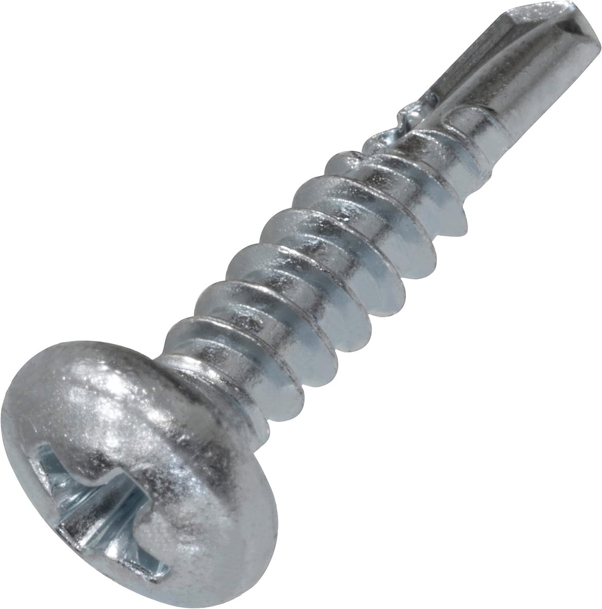 Zelfborende schroeven met bolkop - Ø4.2x19mm - DIN 7504 N - Verzinkt staal - PH - C44720