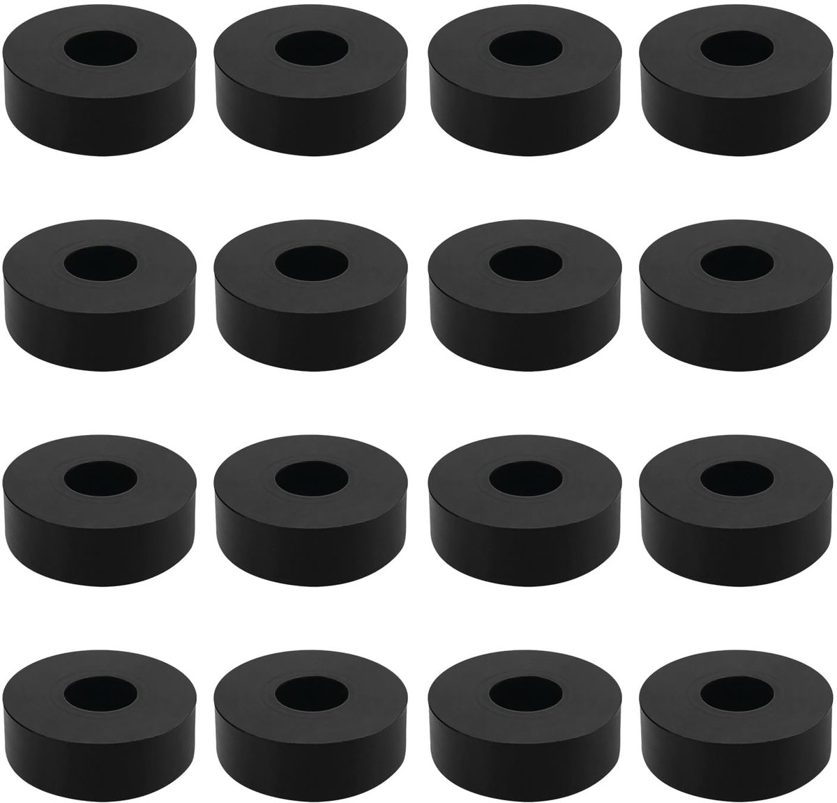 16 stuks rubberen afstandhouders, M8.5 kunststof afstandshulzen, 20 mm buitendiameter 8,5 mm, binnendiameter 5 mm dikte, kunststof afstandhouders voor huis, auto, accessoires, container