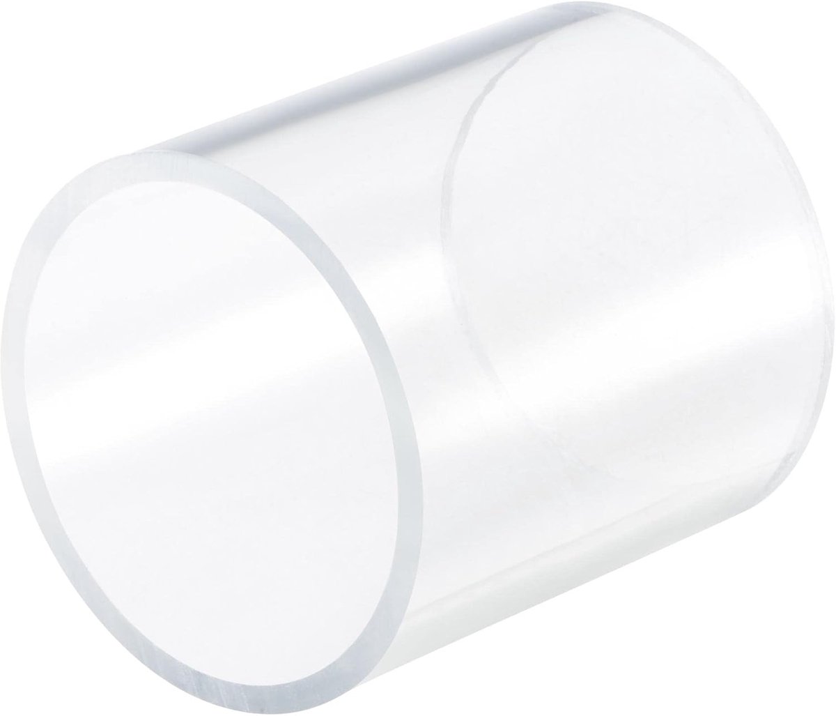 Sourcing map Acrylbuis Starr ronde buis transparant 80 mm ID 90 mm AD 100 mm voor verlichting, modellen, sanitaire installaties, kunsthandwerk