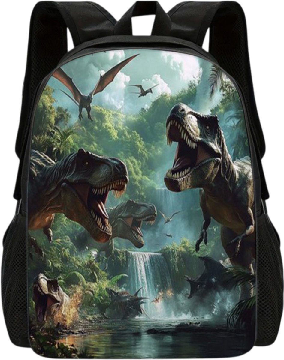 Dino Rugzak | Dinopatroon Rugtas | Dieren Rugzak | Rugzak Jongens | Mooie rugzakken met Dino | 15 - 20 liter | Kinder Rugzak | Groep
