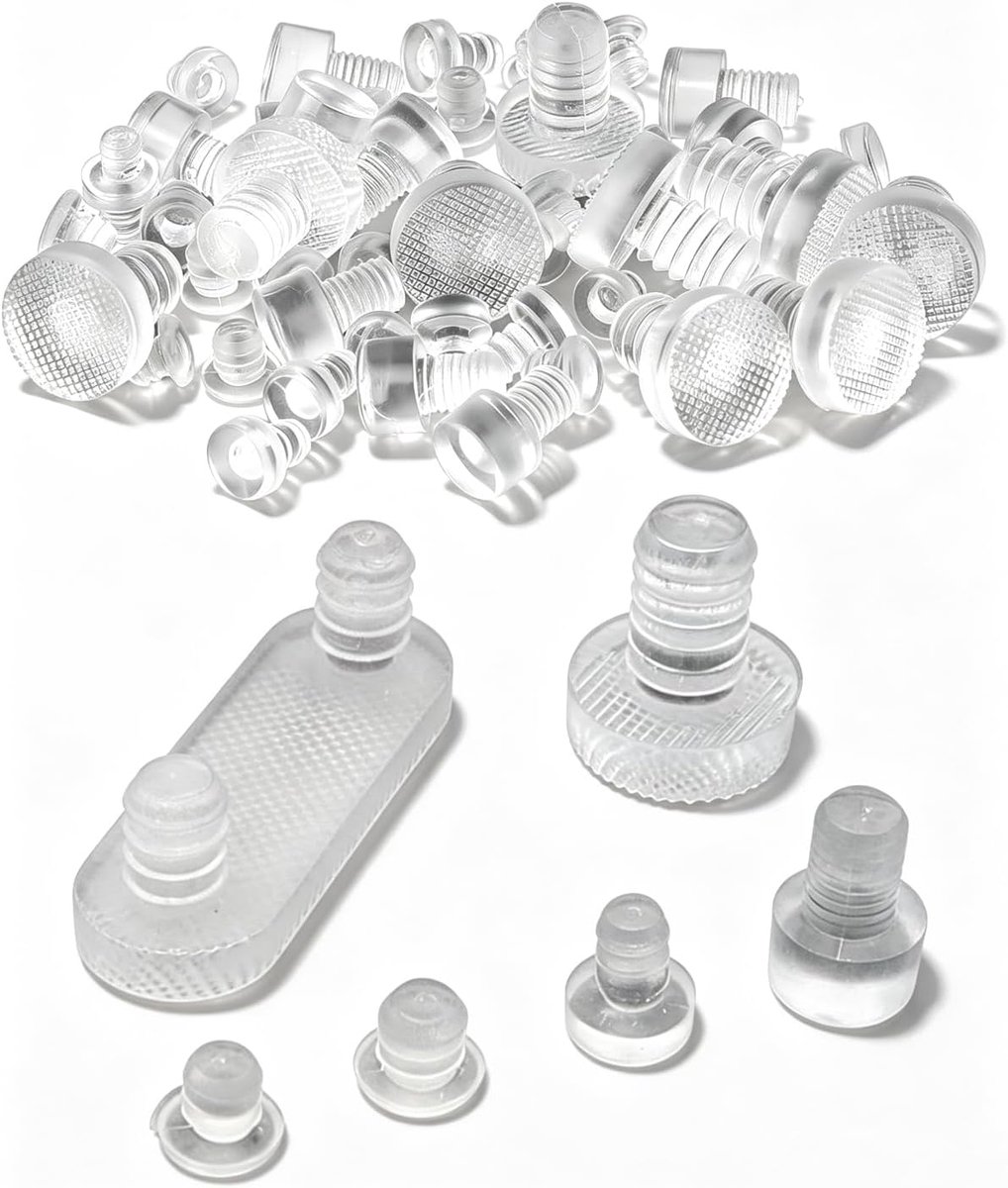 60 stuks tafel stokkers geluidsdemping pads transparante rubber aanslag demper stokkers voor tafelbladen van glas rubber buffer meubels buffer zachte anticollisionen