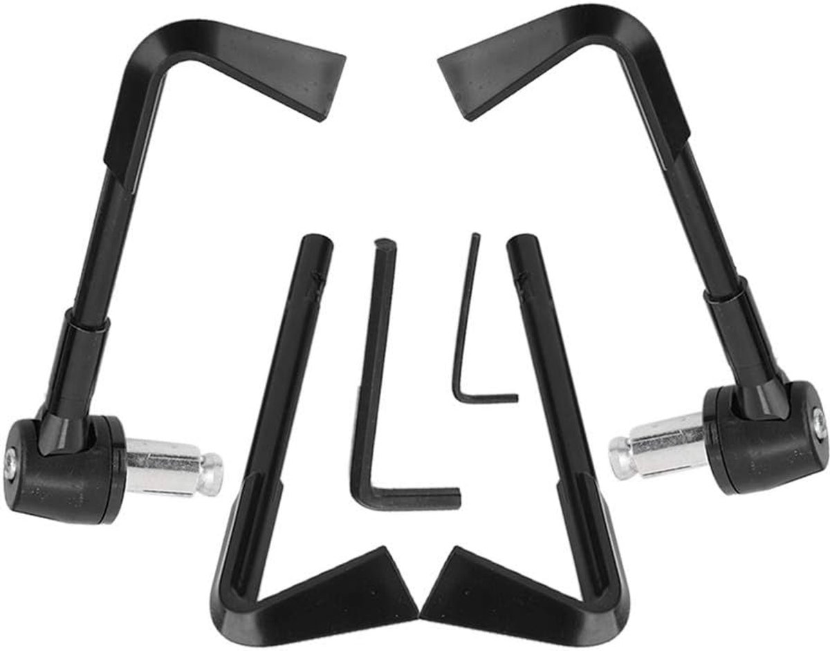 CNC Motorfietsrembeschermerhendels Beschermer Stuur(Zwart)
