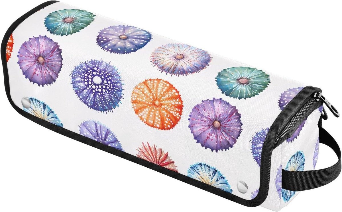 Reistas Haargereedschap - Reishouder Stijltang - Haar Styling Onderweg - Hittebestendige Mat - 37 x 10 x 10 cm - Zwart