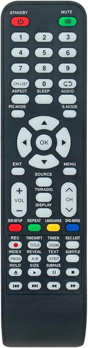 ALLIMITY Remote Control Compatible with TV-RADIOLA LD32-RAD060H LD32-RDN68HB LD32RAD050H LD40-RD5312FHB LD43-RAD030K - ShopVlot