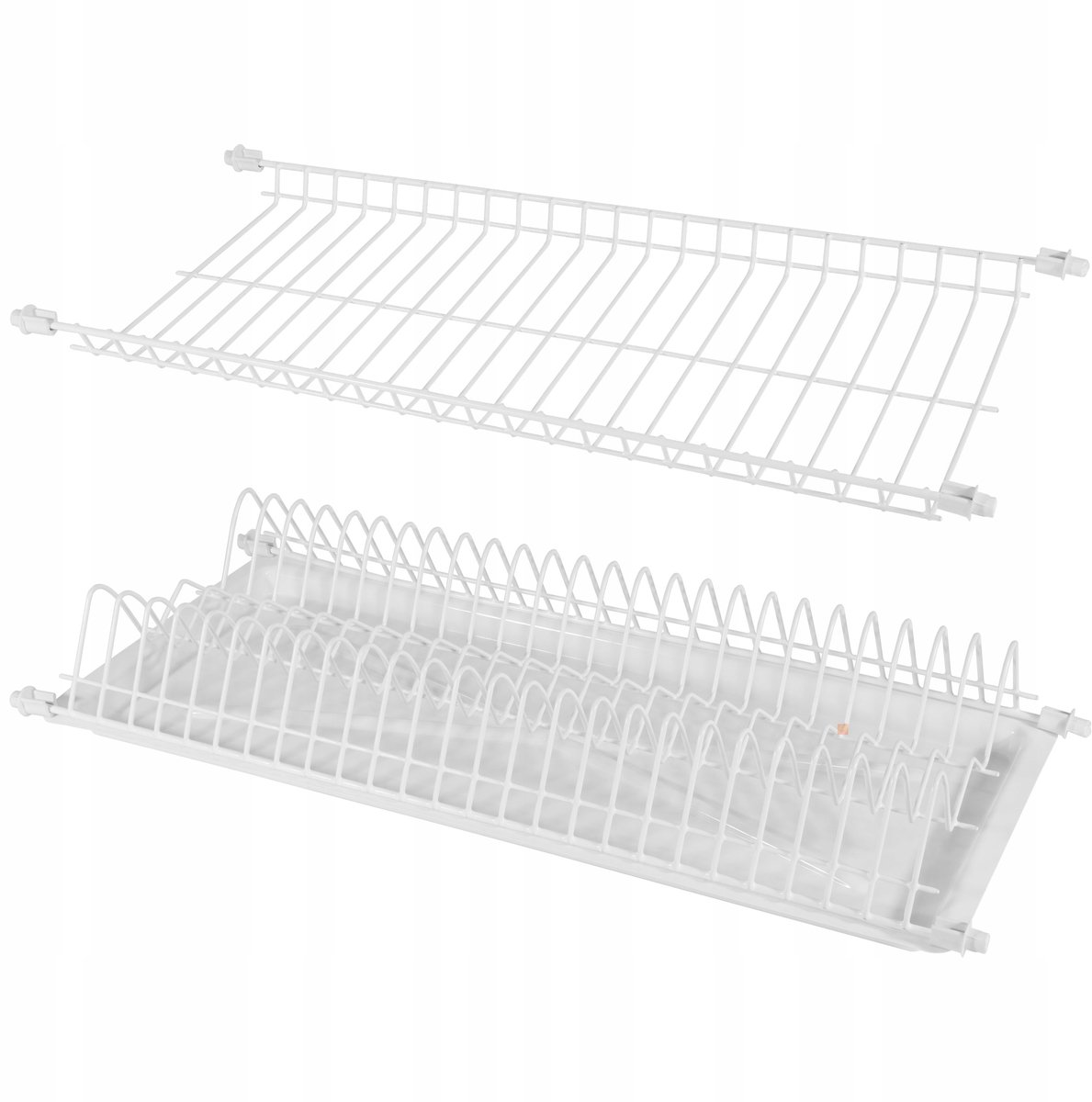 Merkloze Dubbele Keukenrek voor Kast 50cm Wit