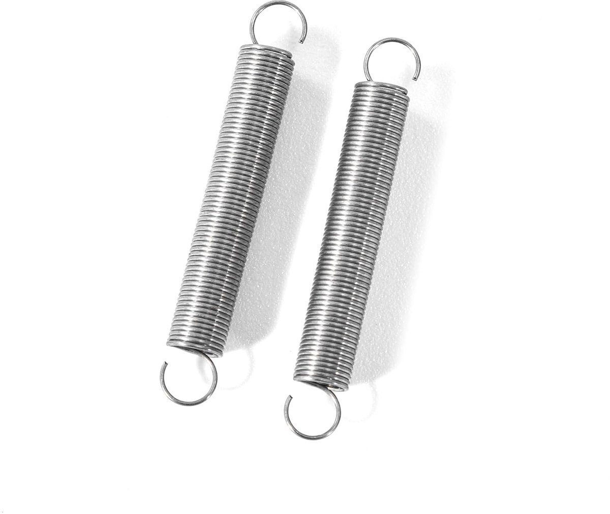 Verlengveren, 20 mm, trekveren met haken, roestvrijstalen veer, buitendiameter 3 mm, draaddiameter 0,25 mm, dikte 0,13 kg, 20 stuks