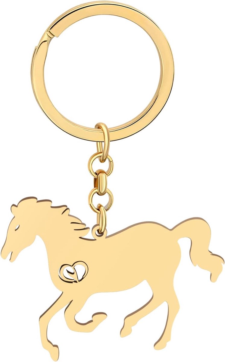 Leuke Running Paard Sleutelhanger Boerderij Dieren Sleutelhanger Paard Geschenken Voor Meisjes Vrouwen Auto Sleutel Charms