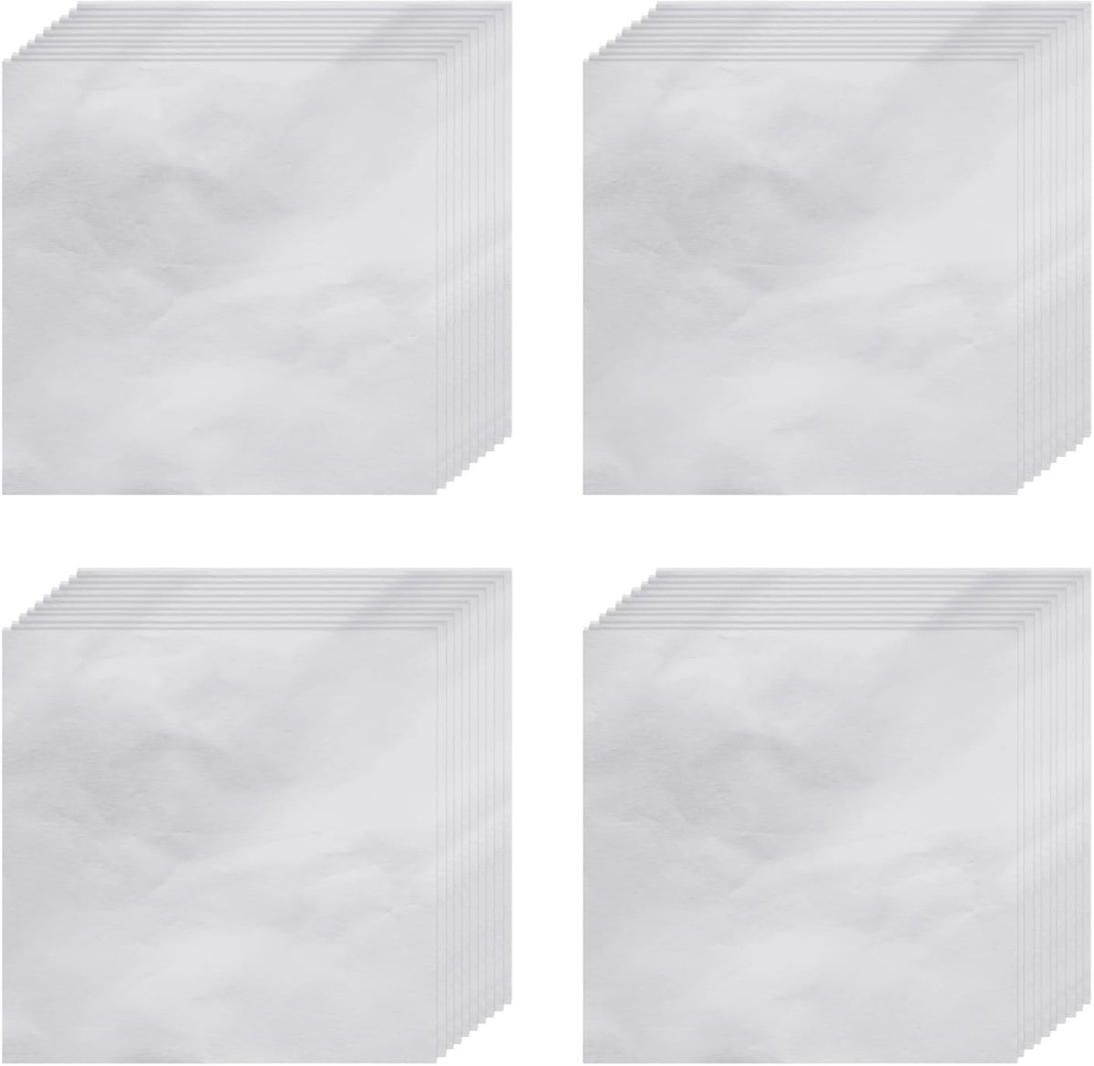 200 stuks aluminium vellen voor snoep, 15 cm x 15 cm, chocoladepapier, aluminiumfolie voor het versieren van snoep (zilver, glanzende afwerking)