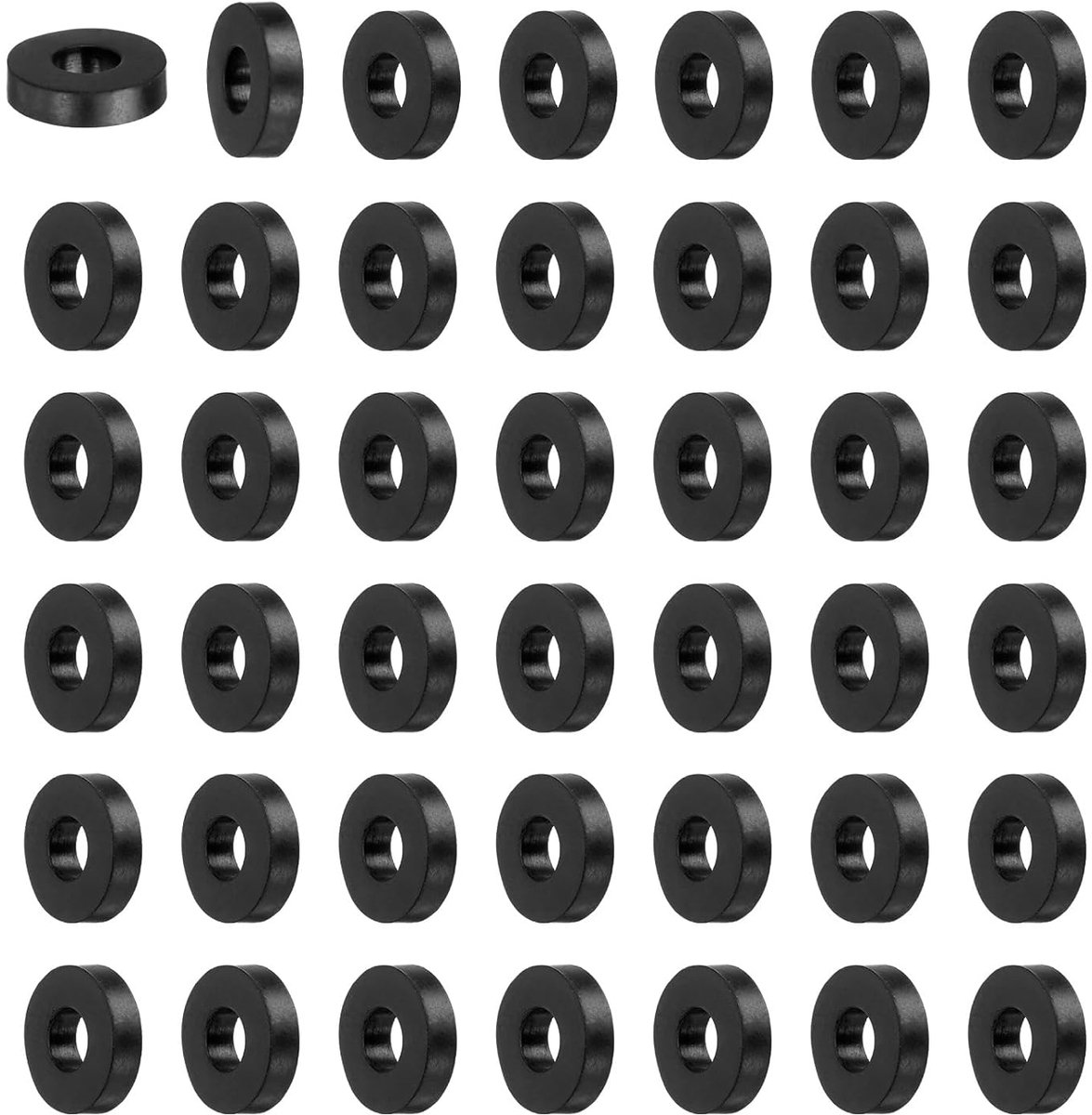 Afstandhouders van rubber, 60 stuks, 20 mm buitendiameter x 8,5 mm, ID x 5 mm, ronde dikte, rubberen afstandhouder, anti-trilling, voor reparatie