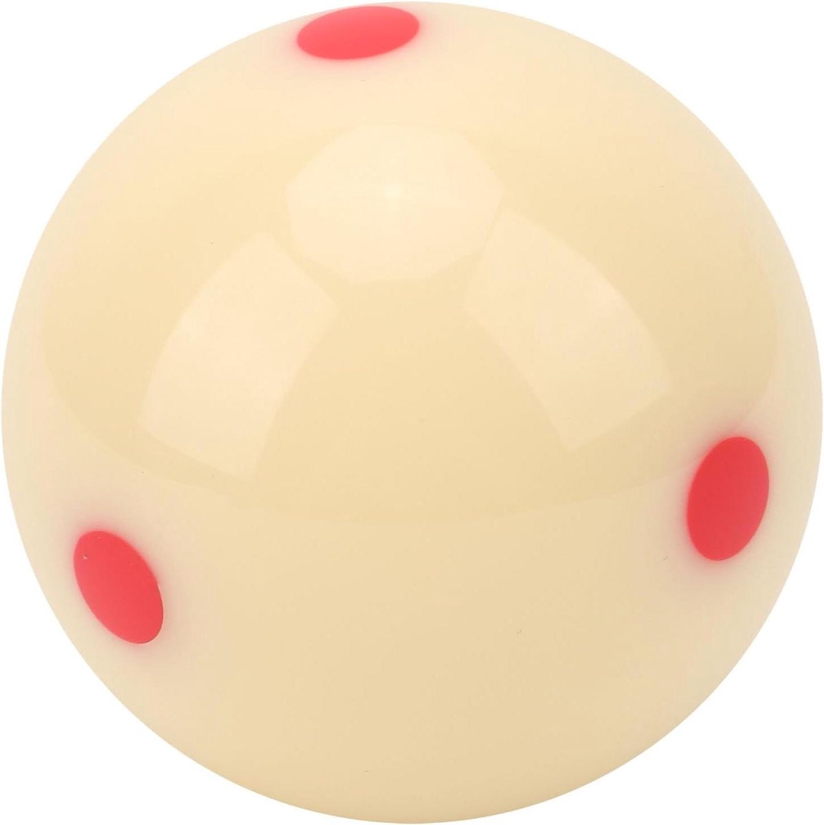 Biljart Keu Bal - Poolbal Oefenbal - Training en Spel - Ideale Rondheid - 525 mm - Wit