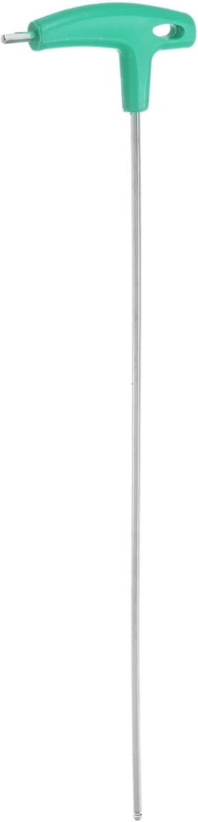 Dubbele eindsleutel met T-greep, 12,4 inch, arm 4 mm, metrische inbussleutel van koolstofstaal, met plat uiteinde, voor het onderhoud van het huishouden en de auto-industrie