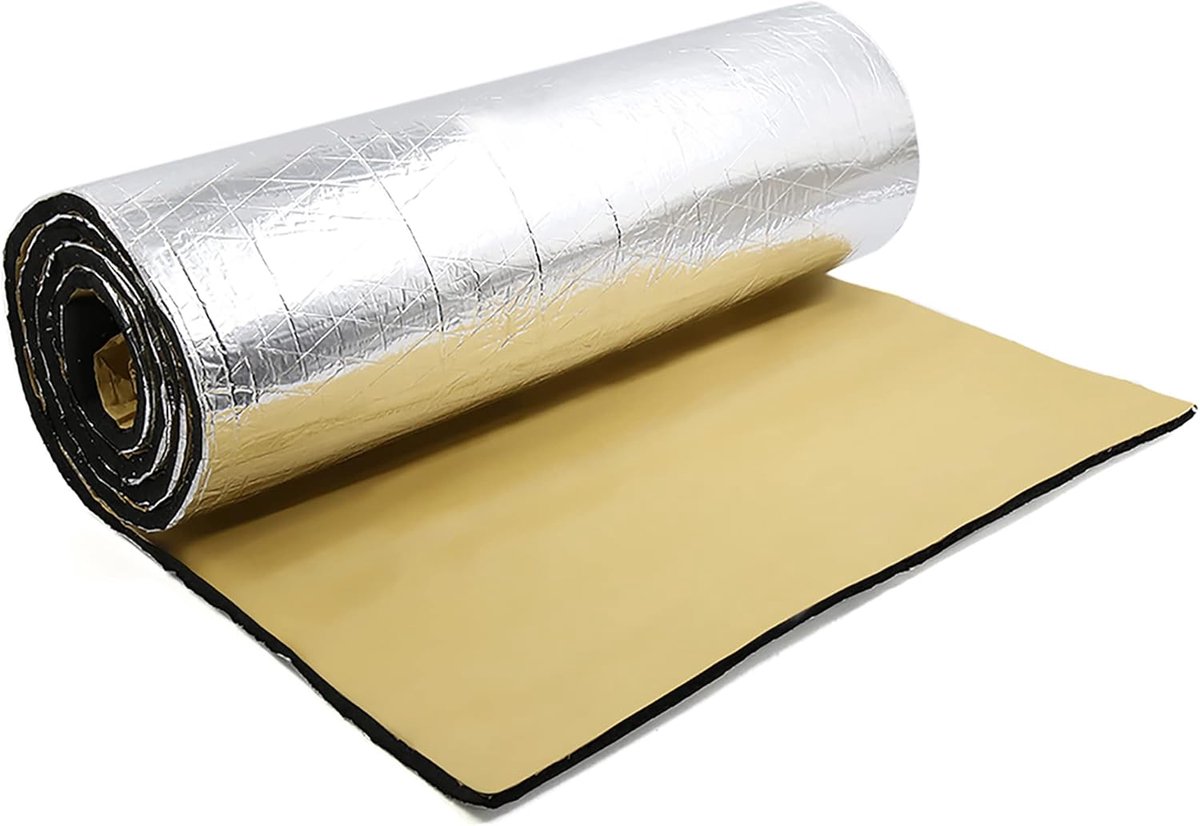 197mil 5 mm 21.4sqft geluids- en warmte-isolatie voor motorkap autosticker 5 mm geluidsisolatie voor muur 200 x 100 cm