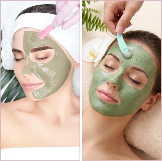 Spatels voor crème, mini-cosmeticaspatel, crèmesspatel, cosmetische spatel, meerkleurige cosmetische spatel, maskerschep voor het verwijderen van de resterende — afbeelding 4