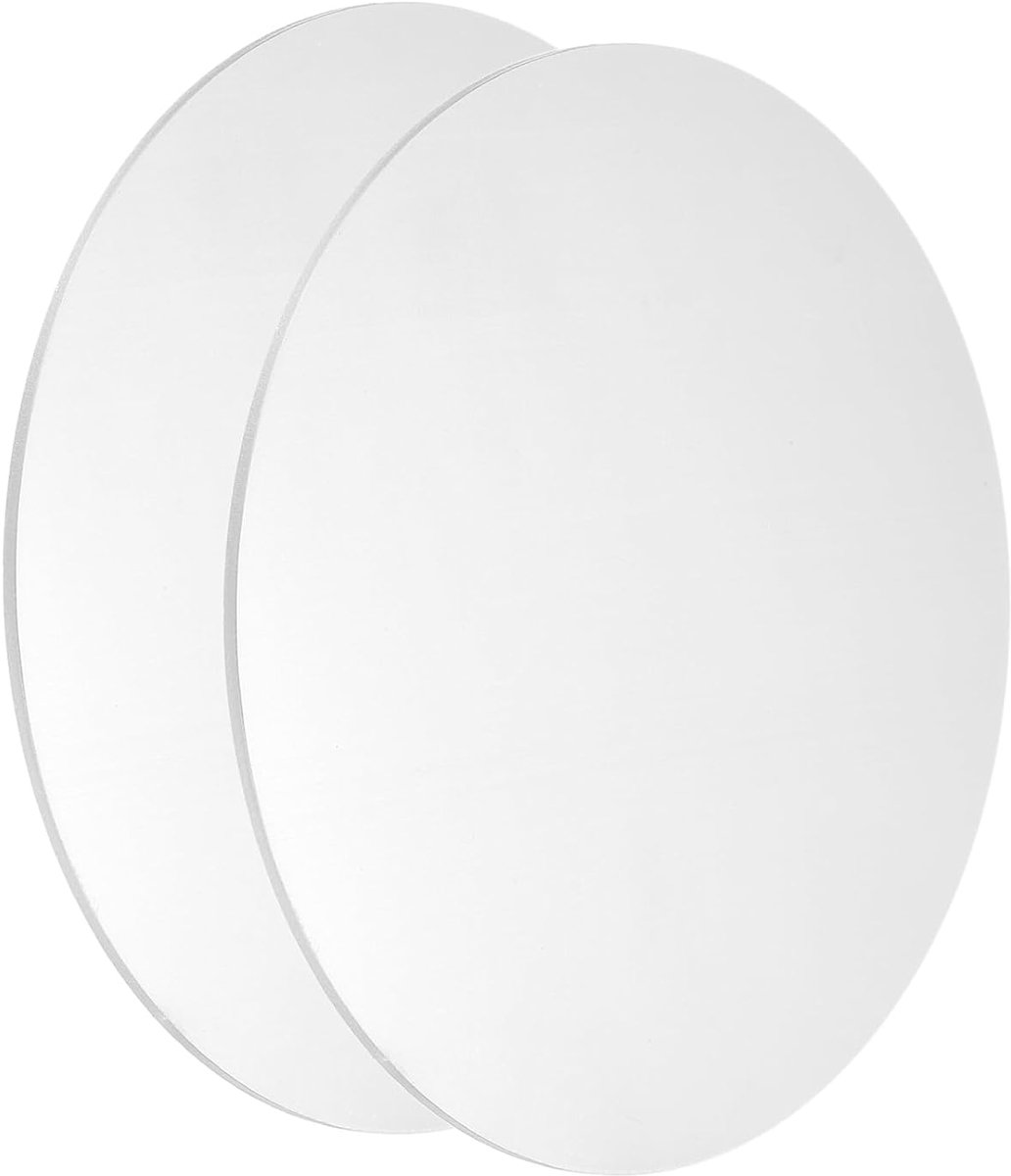 2 stuks aluminium plaat, 250 mm x 1 mm, ronde aluminiumplaat 5052 aluminium schijven, hanger, ronde ponsschijven voor lasersnijden, metaalstansen, sieraden maken, doe-het-zelf