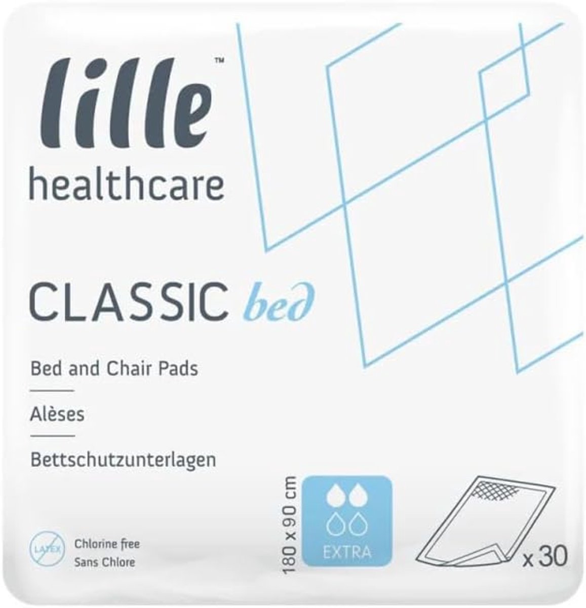 Lille Classic Bed Extra 90 x 180 cm - border - 3 x 30 stukken - ideaal voor kinderen - SnelShoppen