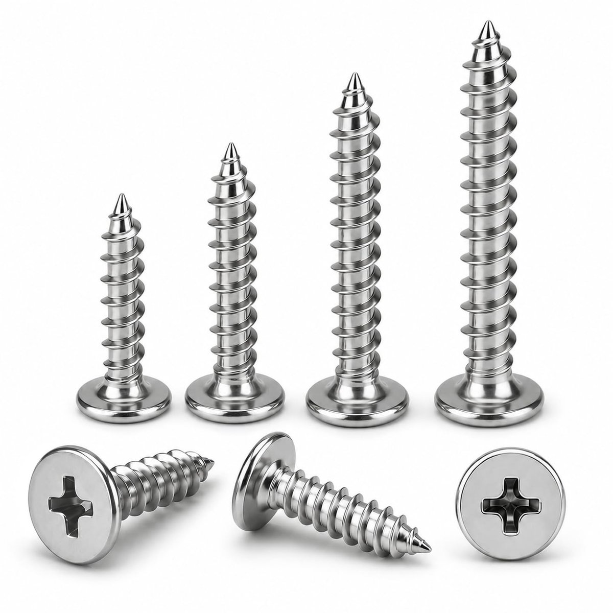 Platte kopschroeven Torx M3 x 16 mm schroeven roestvrij staal A2 V4A meubelbouten