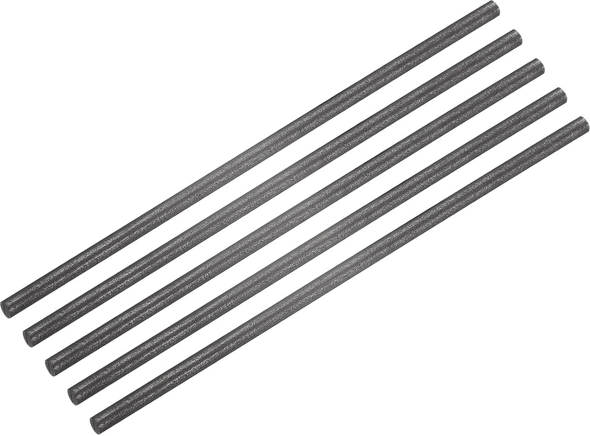 Grafietstaaf, grafiet, schudden, cilinderstaaf, carbon stang, 100 x 3 mm, zwart, voor gieten, elektrode, smeltkroezen, 5 stuks