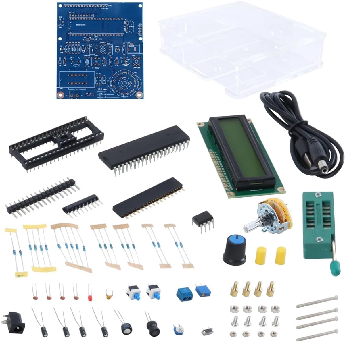 Solderoefenset - Multifunctionele capaciteitmeting - Frequentiemeting - Ideaal voor schoollessen en hobbyisten - ShopVlot