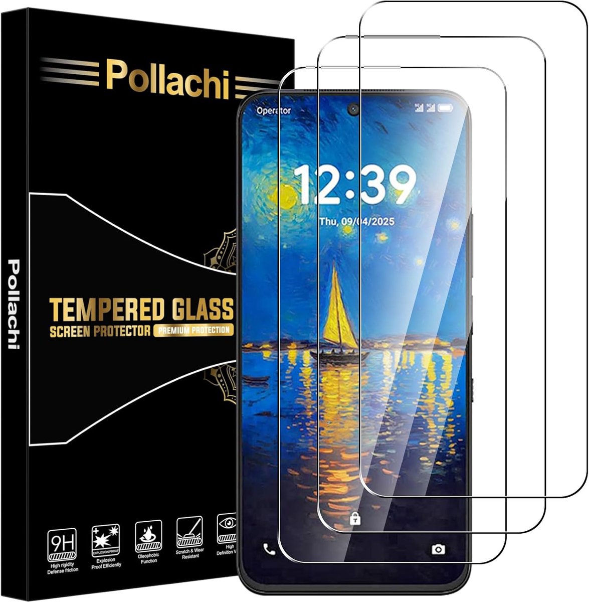 Screen protector TCL NxtPaper 60 Ultra - gehard glas 9H - schokbestendig - anti-vingerafdruk - ShopVlot