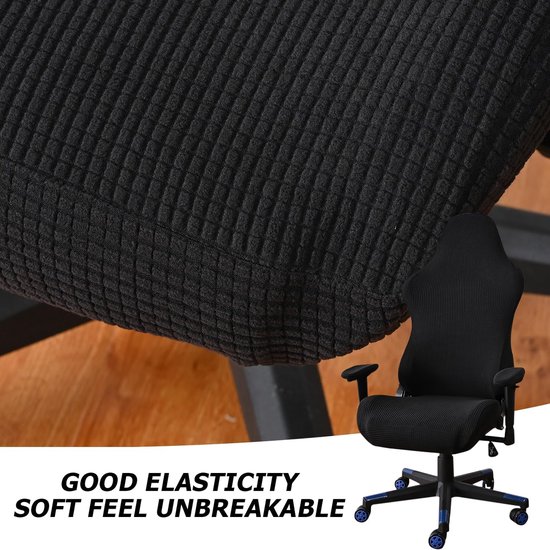 Gaming stoelcover - Stretchy stof - Racing stijl - Beschermt oude kantoorstoelen - ShopVlot — afbeelding 4