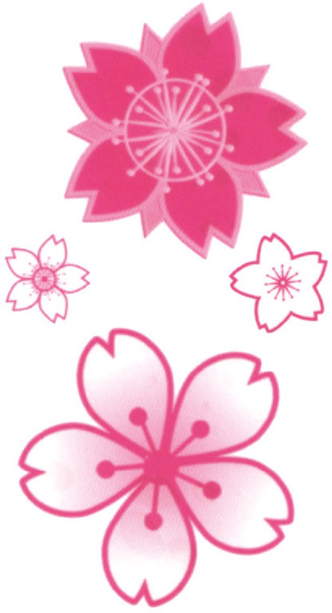 Tijdelijke tattoo Blossom Whisper 3 dagen